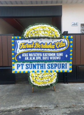 Papan Bunga Duka di Yogosem