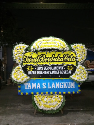 Papan Bunga Duka di Yogosem